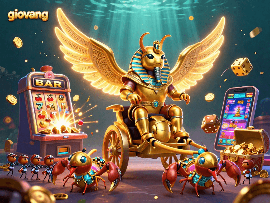 Experience the thrill of giovang with captivating slots and dazzling casino elements in action.