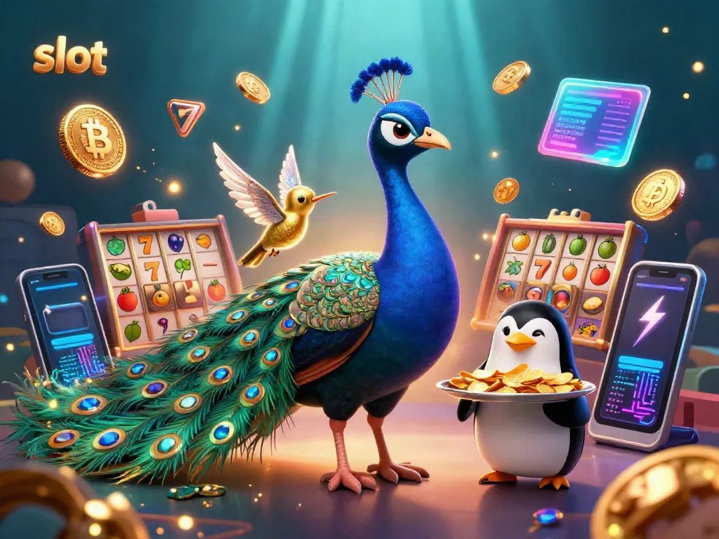 Experience thrilling slot action with vibrant characters and intricate gaming elements.
