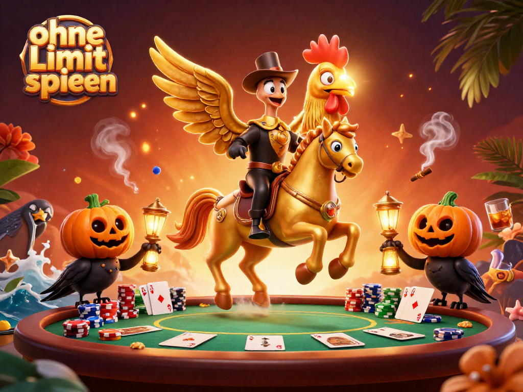 Engage in thrilling без limit spielen action with headless horseman, poker chips and dynamic casino elements.