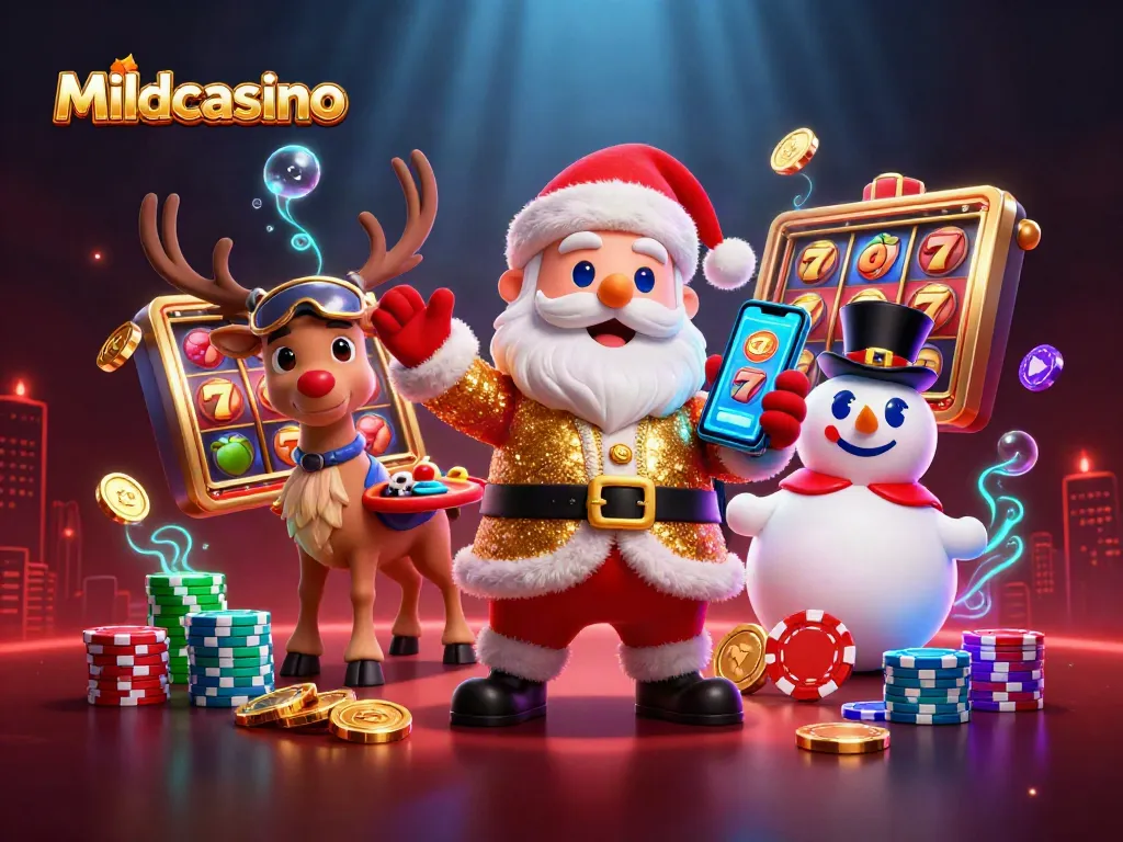 Mildcasino: Enjoy festive casino fun with Santa and friends at the jackpot slots!