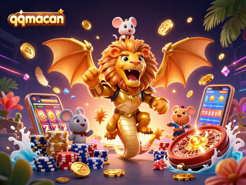 Experience thrilling gameplay with the chimera creature and winning elements in qqmacan.