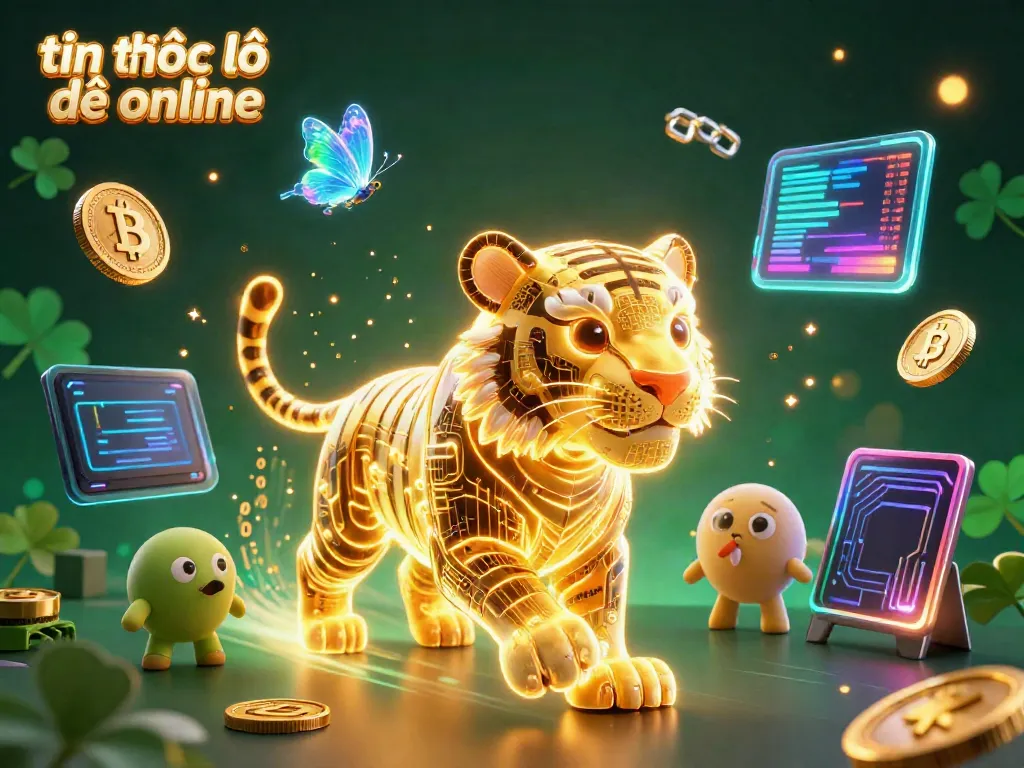 Experience thrilling news in tin tức lô đề online through a vibrant digital casino scene featuring a golden tiger.