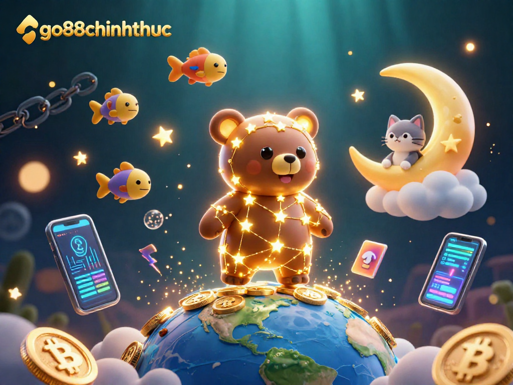 Engage in vibrant gameplay with go88chinhthuc featuring captivating casino elements and a cosmic theme.