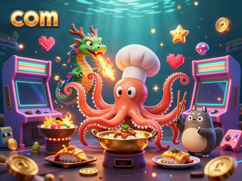 Experience excitement at com with dynamic characters in a vibrant casino scene.