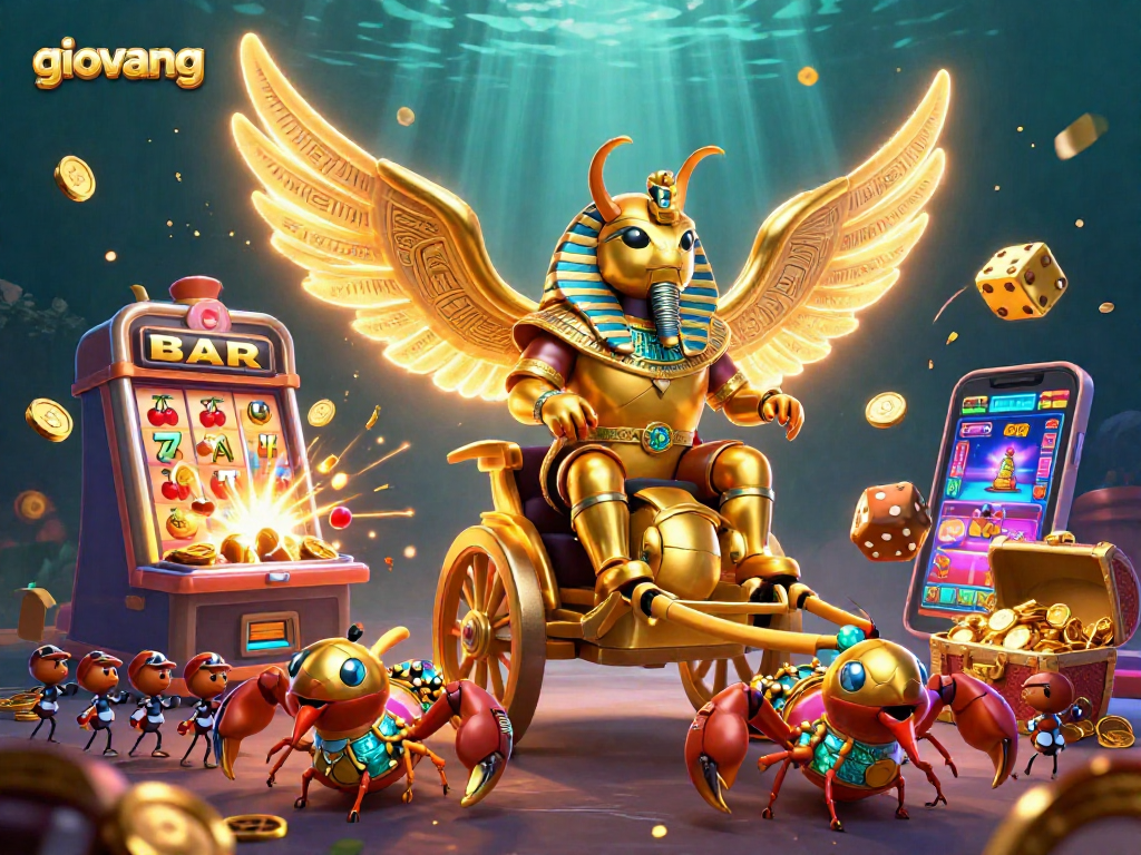 Experience the thrill of giovang with captivating slots and dazzling casino elements in action.