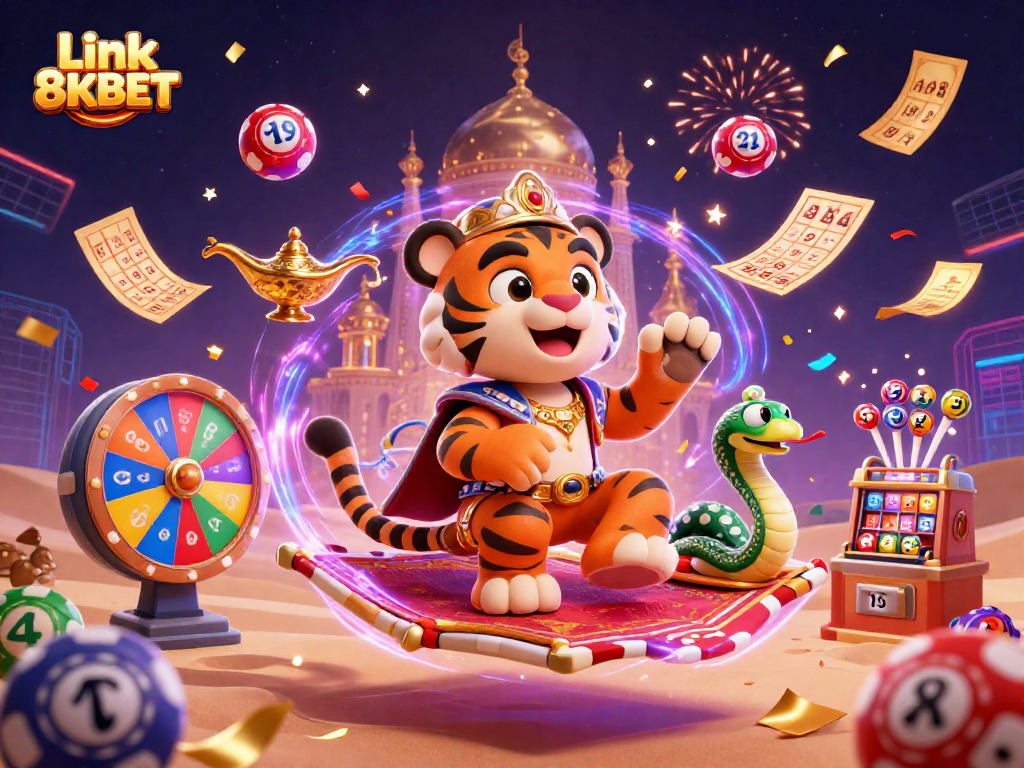 Engage in exhilarating moments with Link 8KBET featuring a dazzling casino atmosphere and vibrant gaming elements.