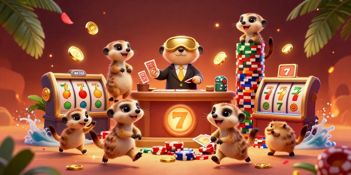 Experience the lively atmosphere of ojol 333 as meerkats run an interactive online casino.