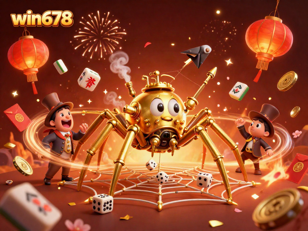 Experience the thrill at win678 with an extraordinary 3D steampunk casino scene filled with luck and charm.