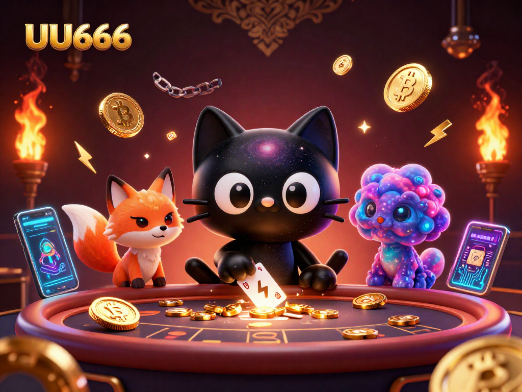 UU666 invites players to explore a rich cosmic casino experience with stunning designs and golden pathways.