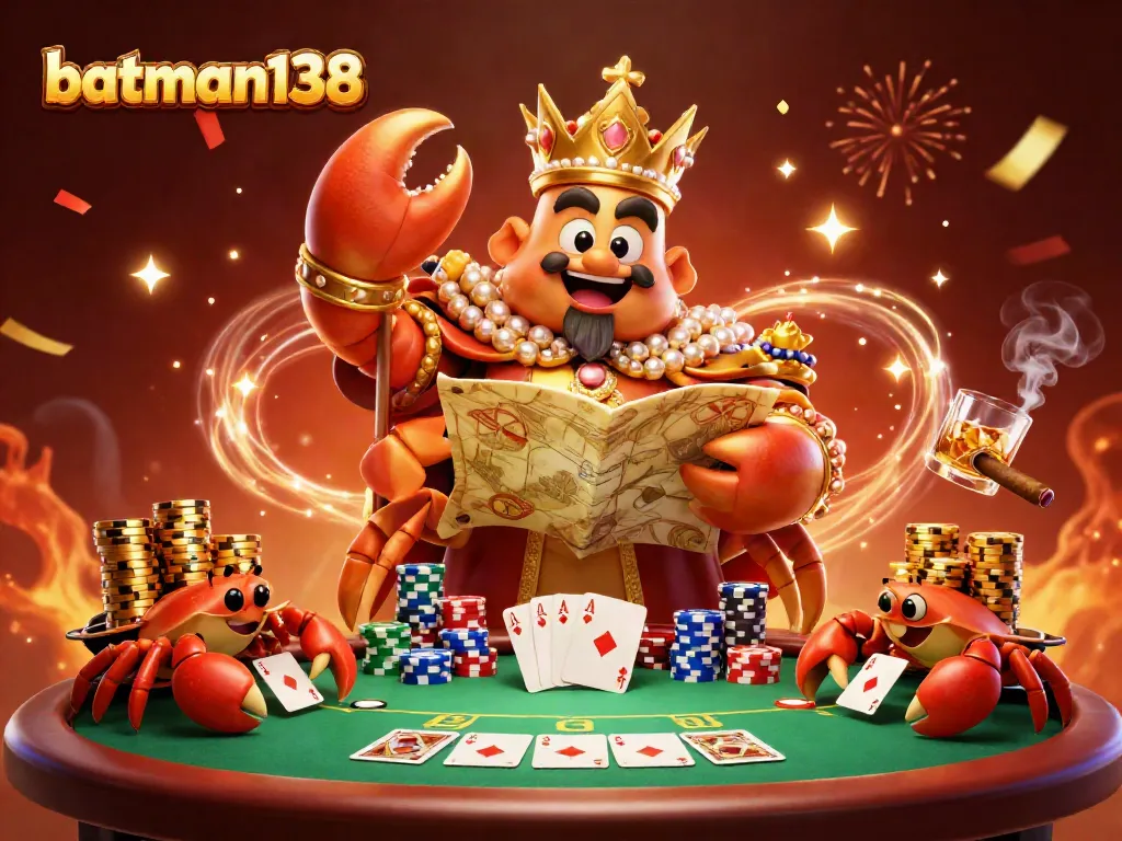 Experience the thrill of gameplay at batman138 with vibrant elements and characters in a casino-themed illustration.
