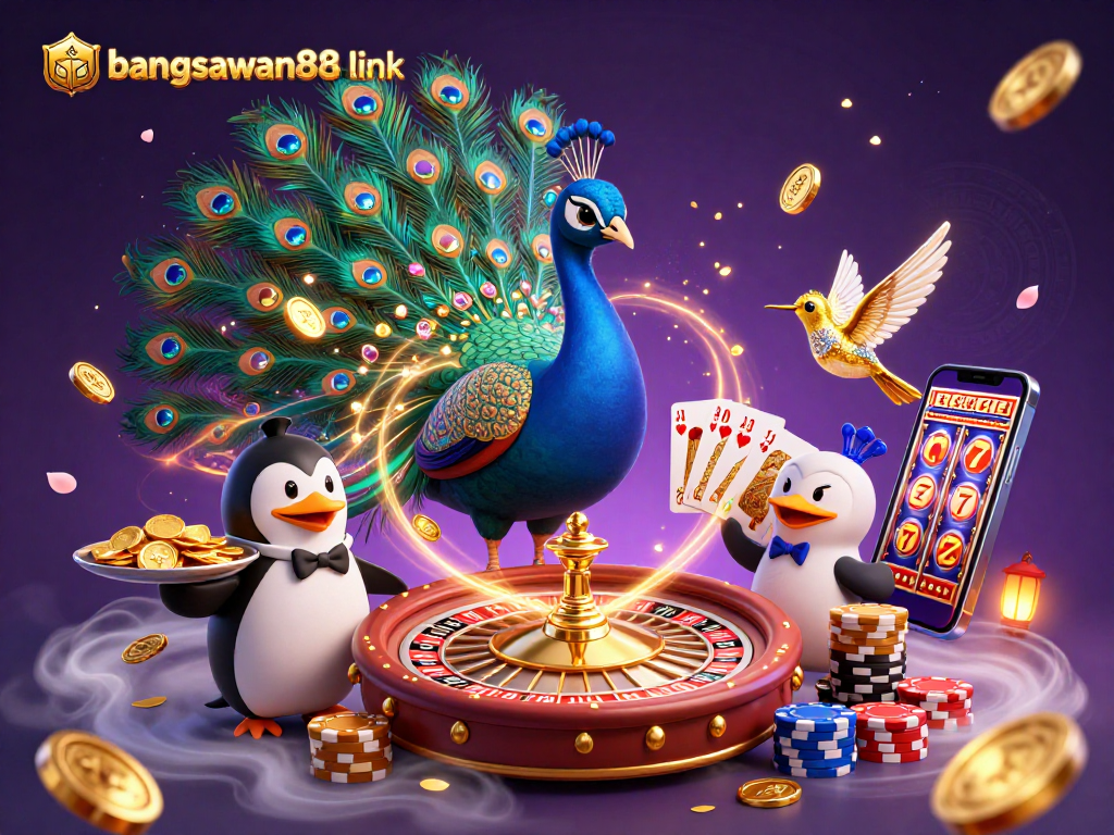 Experience stunning wins with bangsawan88 link as 3D characters engage in casino fun.