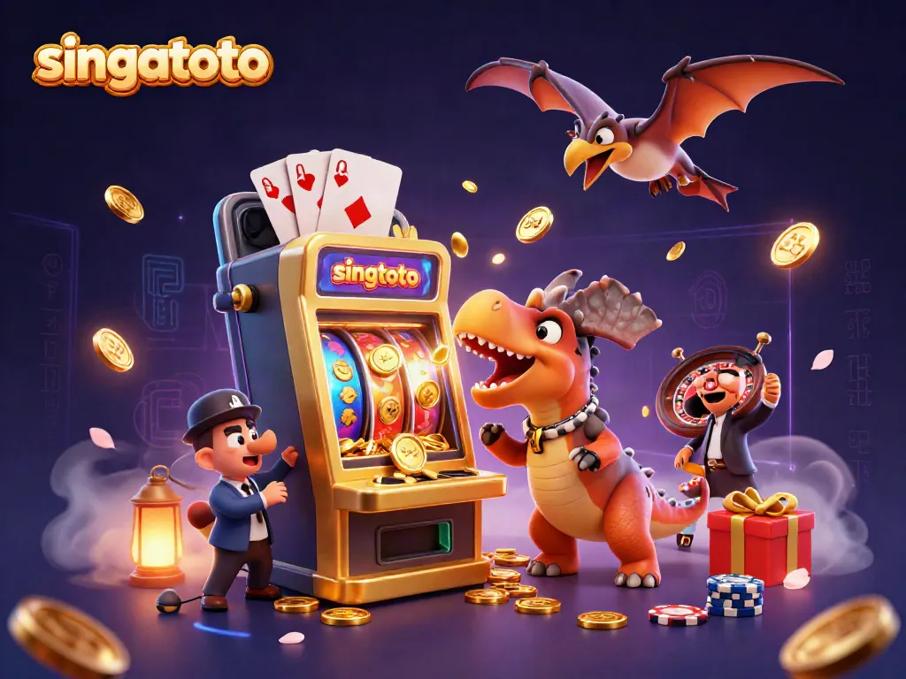 Experience a vibrant jackpot with singatoto, featuring thrilling characters and dynamic casino elements.