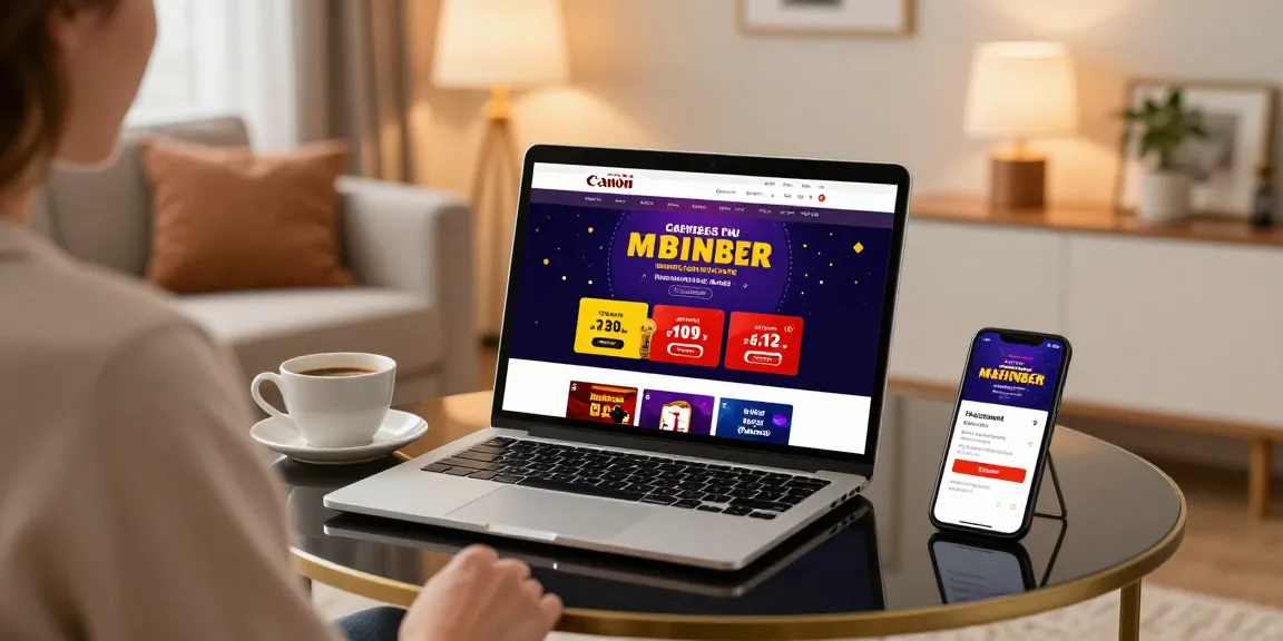 Engaging online gaming setup featuring bank303 with promotions in a cozy living room