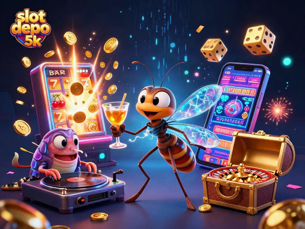 Experience thrilling gameplay with slot depo 5k featuring lively mascots, huge jackpots, and colorful casino elements.