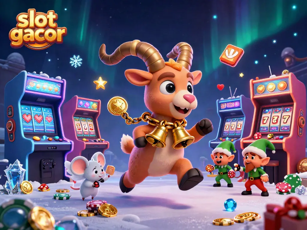 Slot gacor yang menarik dengan karakter 3D di kasino penuh warna dan aksi.