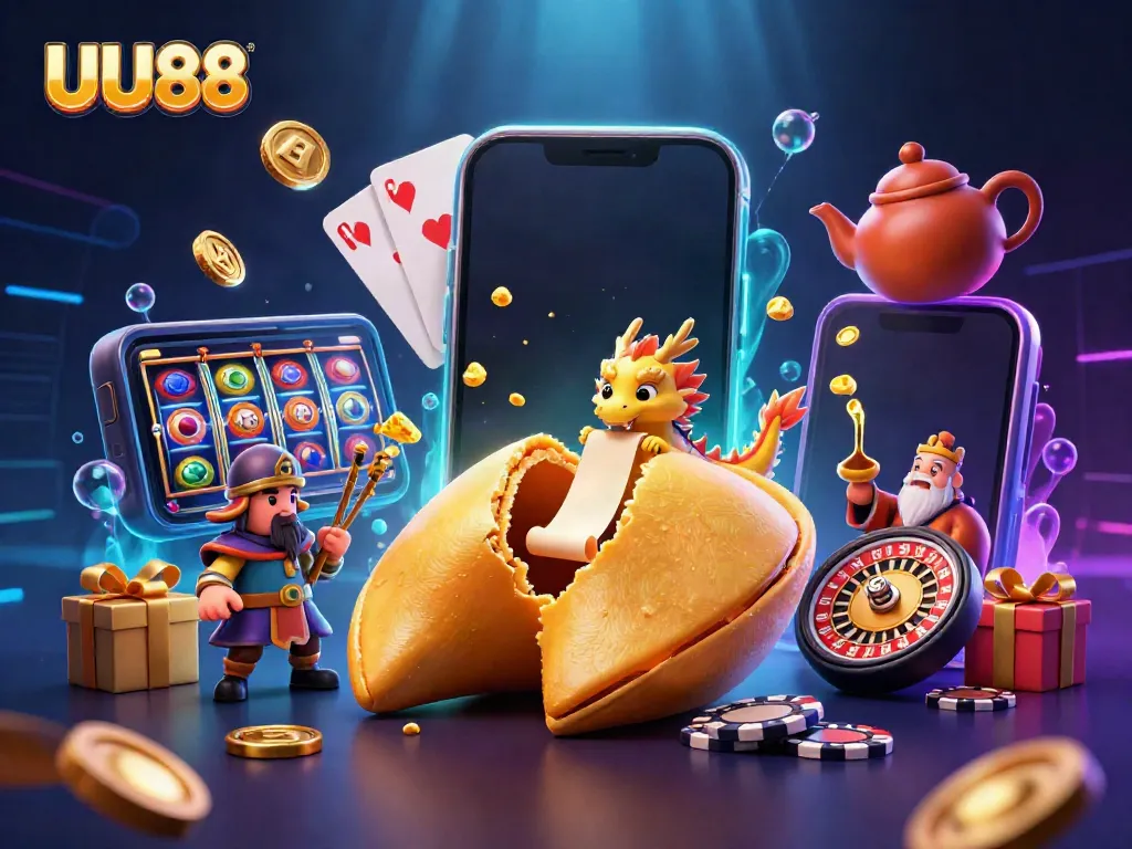 Experience the vibrant UU88 casino world with animated characters and dynamic games.