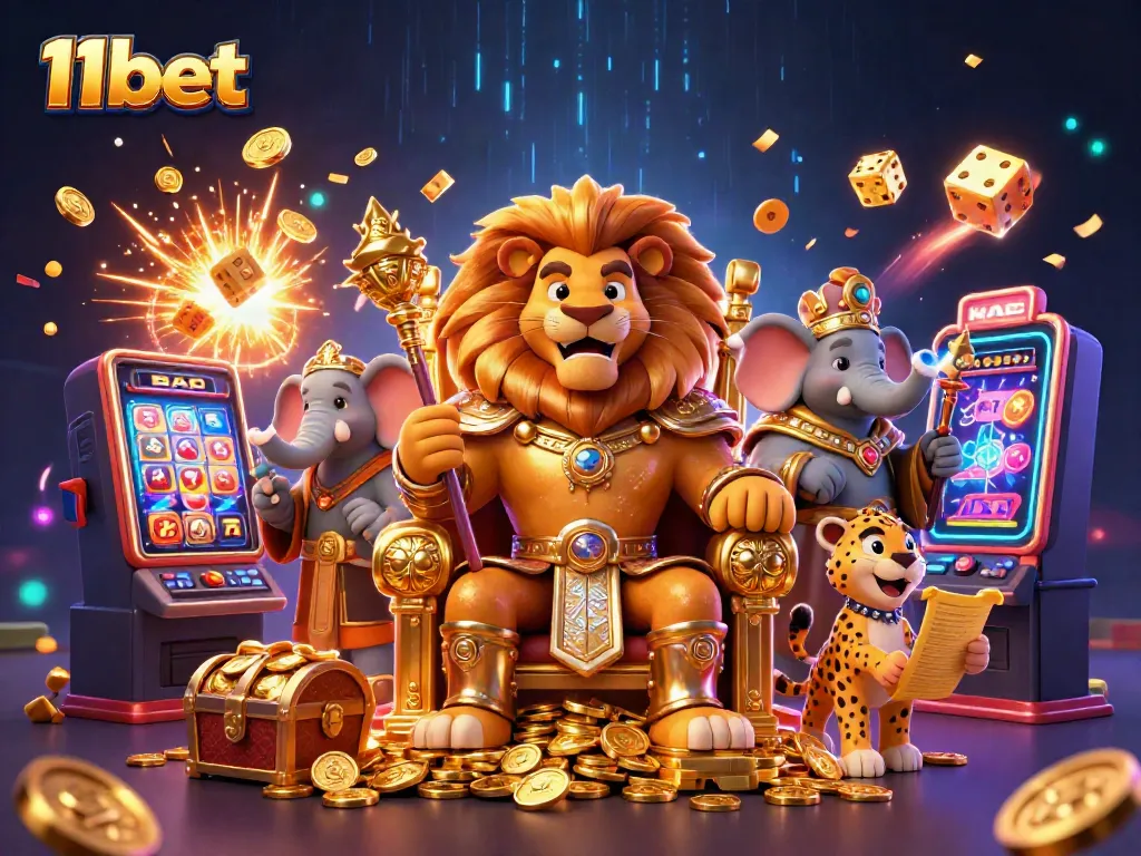 Experience thrilling jackpots at 11bet with dynamic casino visuals and exciting game elements.