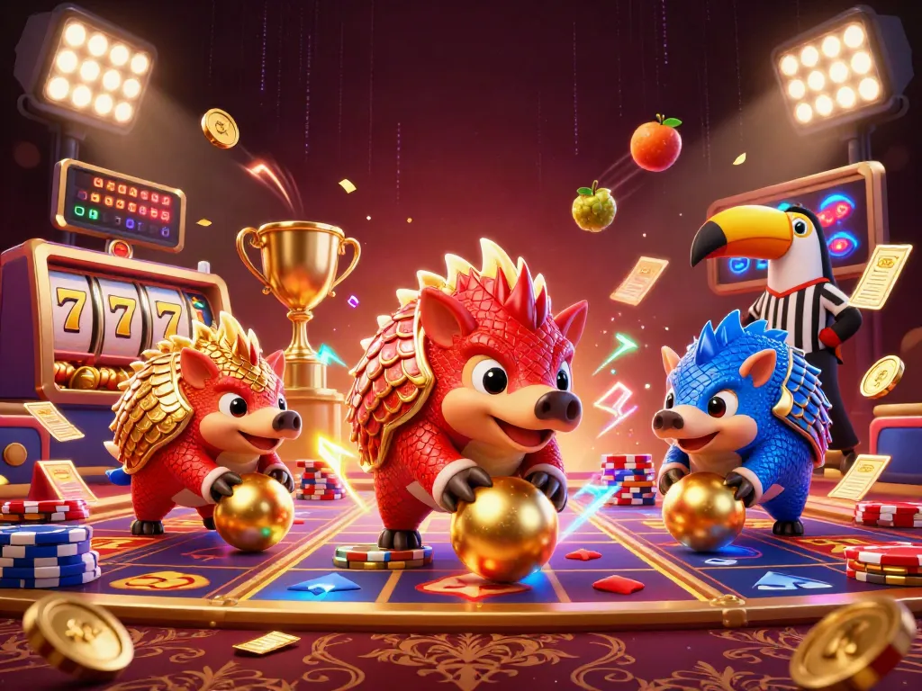 Experience debet with exciting gaming action as pangolins navigate jackpots and poker chips.